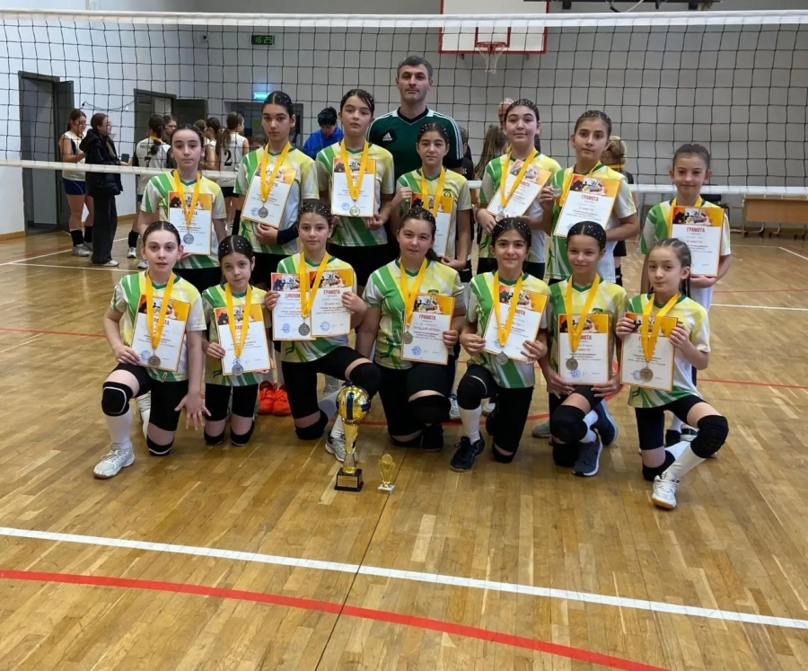 Волейболистки из аула Егерухай в очередной раз доказали свое мастерство